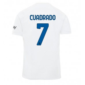 Inter Milan Juan Cuadrado #7 Replika Udebanetrøje 2023-24 Kortærmet